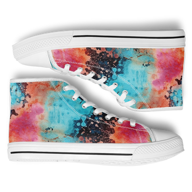 Chokefish™ Urban Peak Retro High Tops-Acid-Wash-005